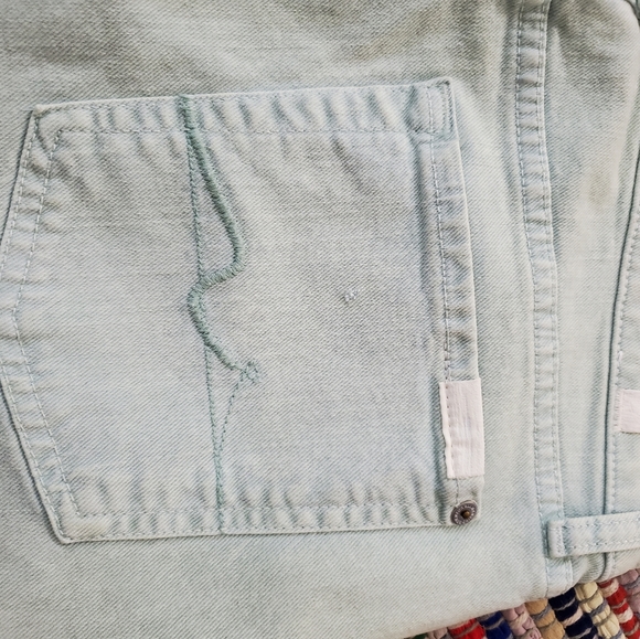 7 For All Mankind Button Fly Denim Relaxed Cotton Denim Jeans Women's Size 28 - Picture 9 of 9